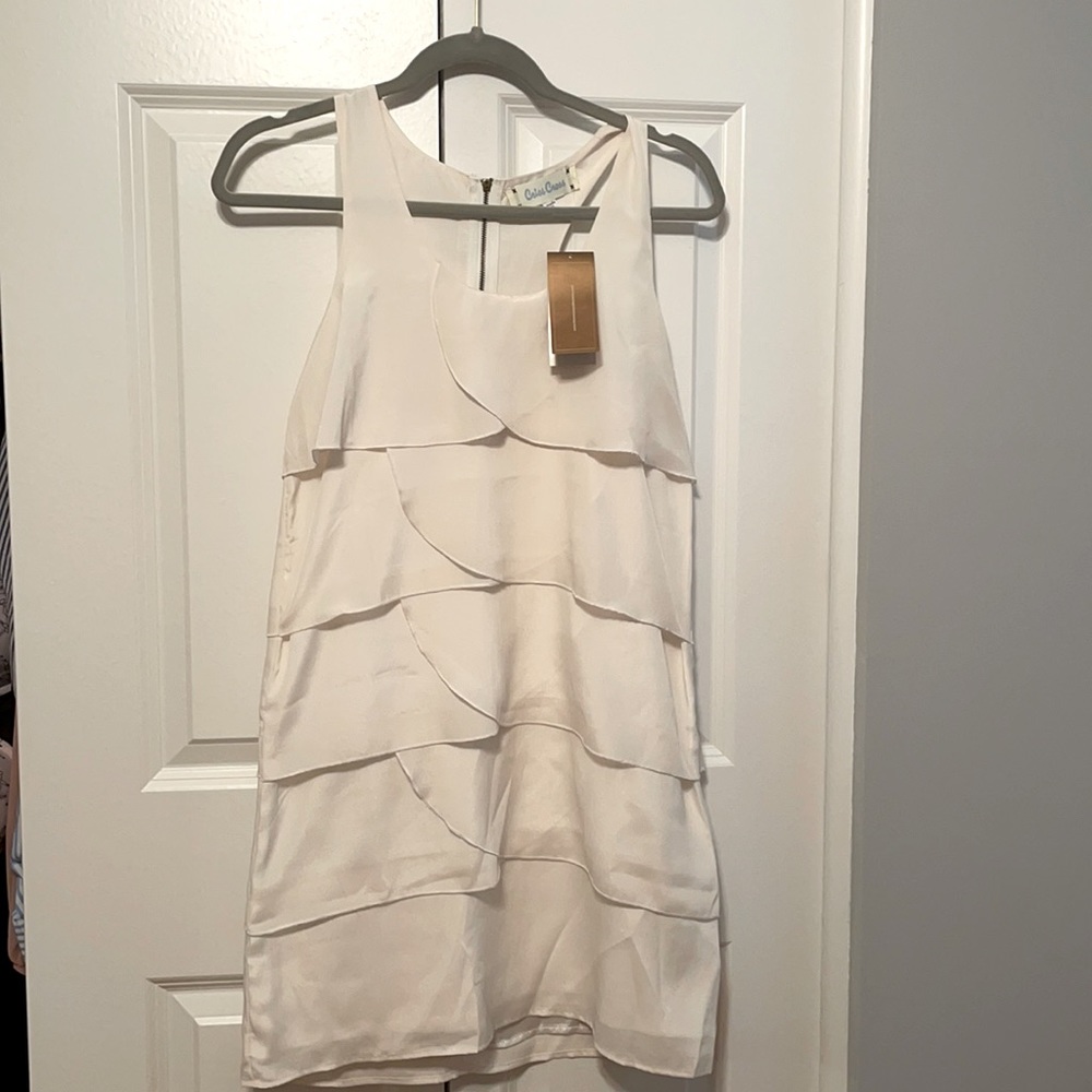 New Francesca’s Ivory Color Dress